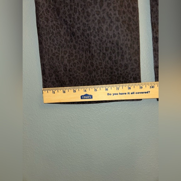 FDJ French Dressing Jeans Suzanne Bootcut Black Cheetah Leopard Print 12 6207322 - Picture 12 of 12